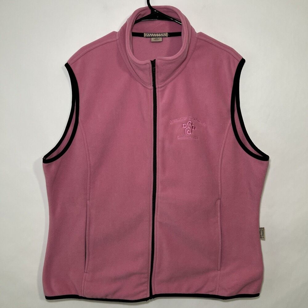 Detroit Symphony Orchestra Colorado Timberline Full Zip Fleece Vest Womens 2XL